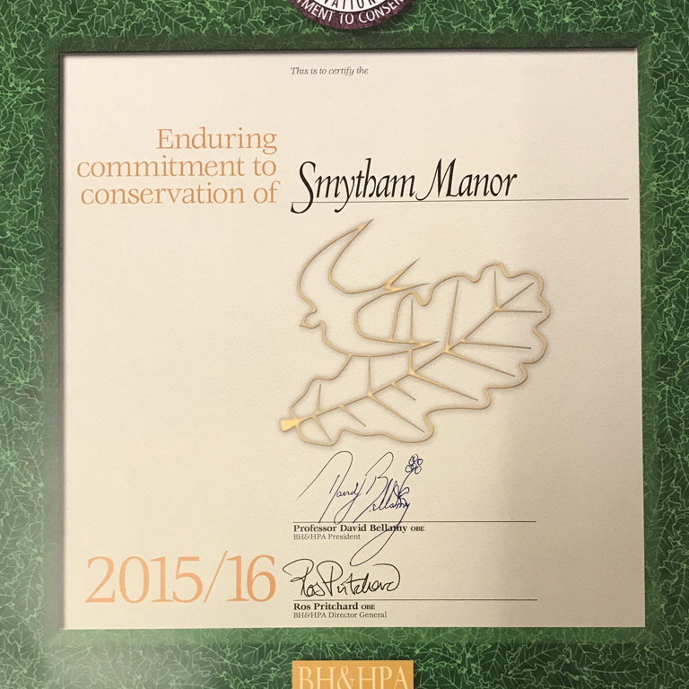 2016 - Conservation Gold Award